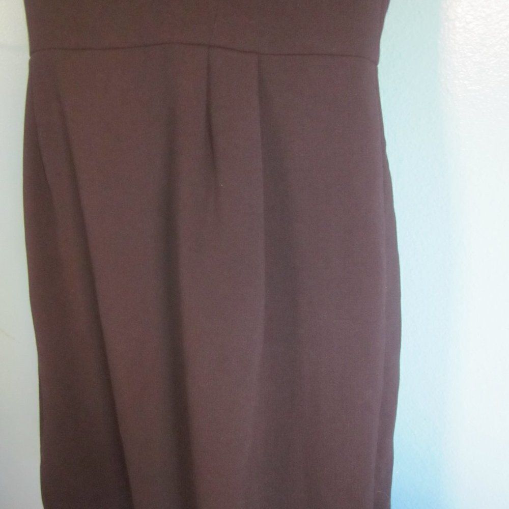 Kate Spade Womens Size 12 Black Fitted Sheath Work Dress Lined with Rear Zip - Picture 11 of 12